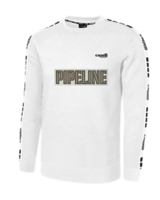 White Pipeline Women's Crew Neck